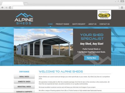 alpine-sheds-website-design